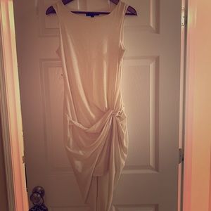 New Without Tags Ivory & Gold Cocktail Dress